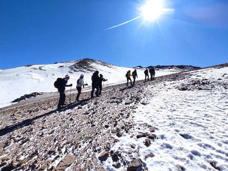 deserto do atacama subida do vulcão cerro toco