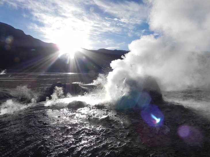 deserto do atacama geysers del tatio